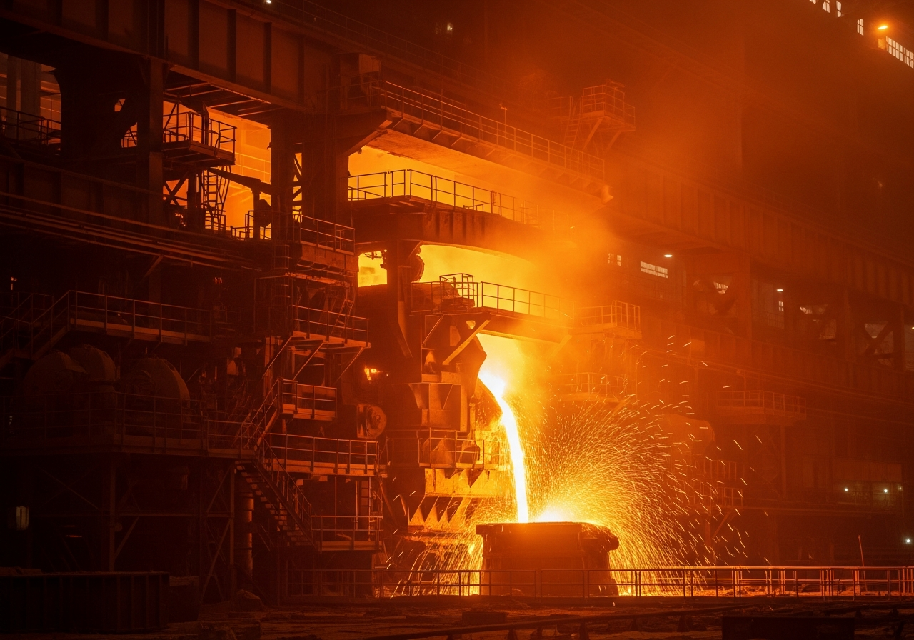 Çekom Çelik steel plant